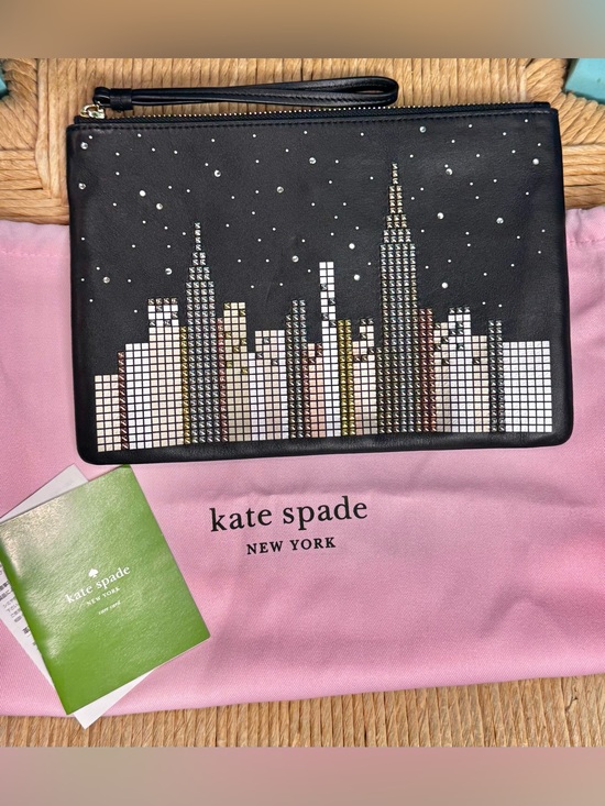 Handbags - Kate Spade Glitzy Ritzy Skyline Willa clutch NEW with Dust bag